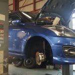 千曲市 スイフト 車検 スナップオン エアコンサービスステーション施工